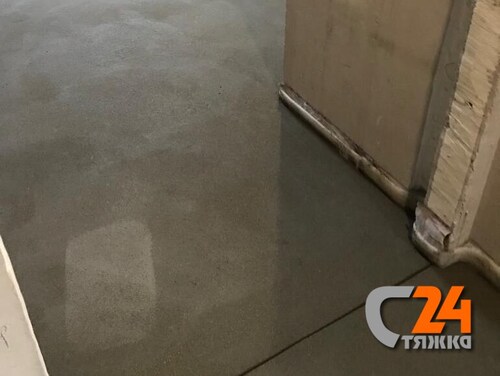 полусухая стяжка пола