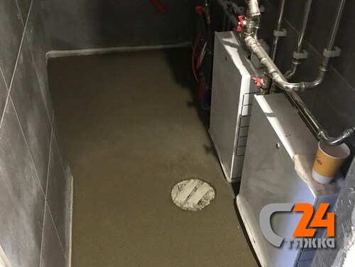 полусухая стяжка пола