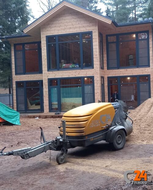 растворонасос putzmeister на объекте