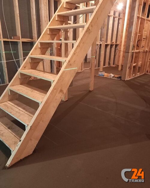 стяжка пола в деревянном доме