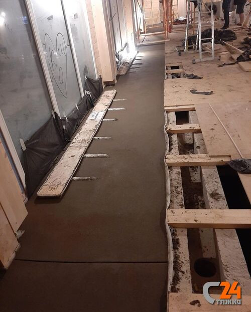 стяжка из полистеролбетона