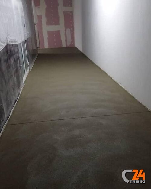 полусухая стяжка пола