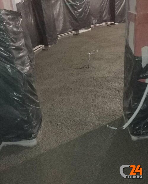 разводка коммуникаций по полу