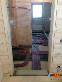 коммуникации под полом