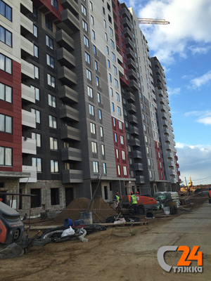 стяжка пола в многоэтажном доме - вид 1