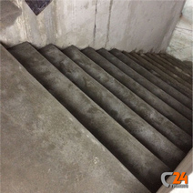 выравнивание ступеней бетонной лестницы